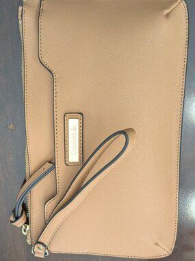 Calvin Klein Wristlet/Clutch Light Beige Large Wallet Purse